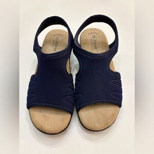 Flexus Navy Open-Toe Sandals
